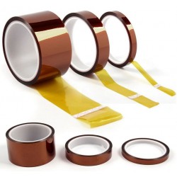 Kapton polyimide adhesive tape 33m from 3 to 25mm wide - I3D Service