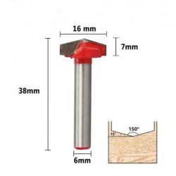 150° angle carving cutter diameter 16mm - I3D Service