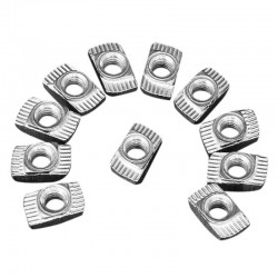 Set of 10 hammer nuts type...